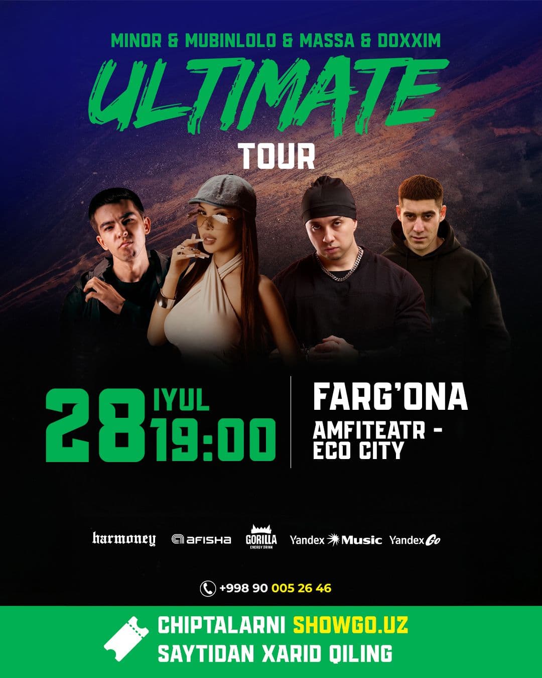 FARG‘ONA | ULTIMATE TOUR 2026 