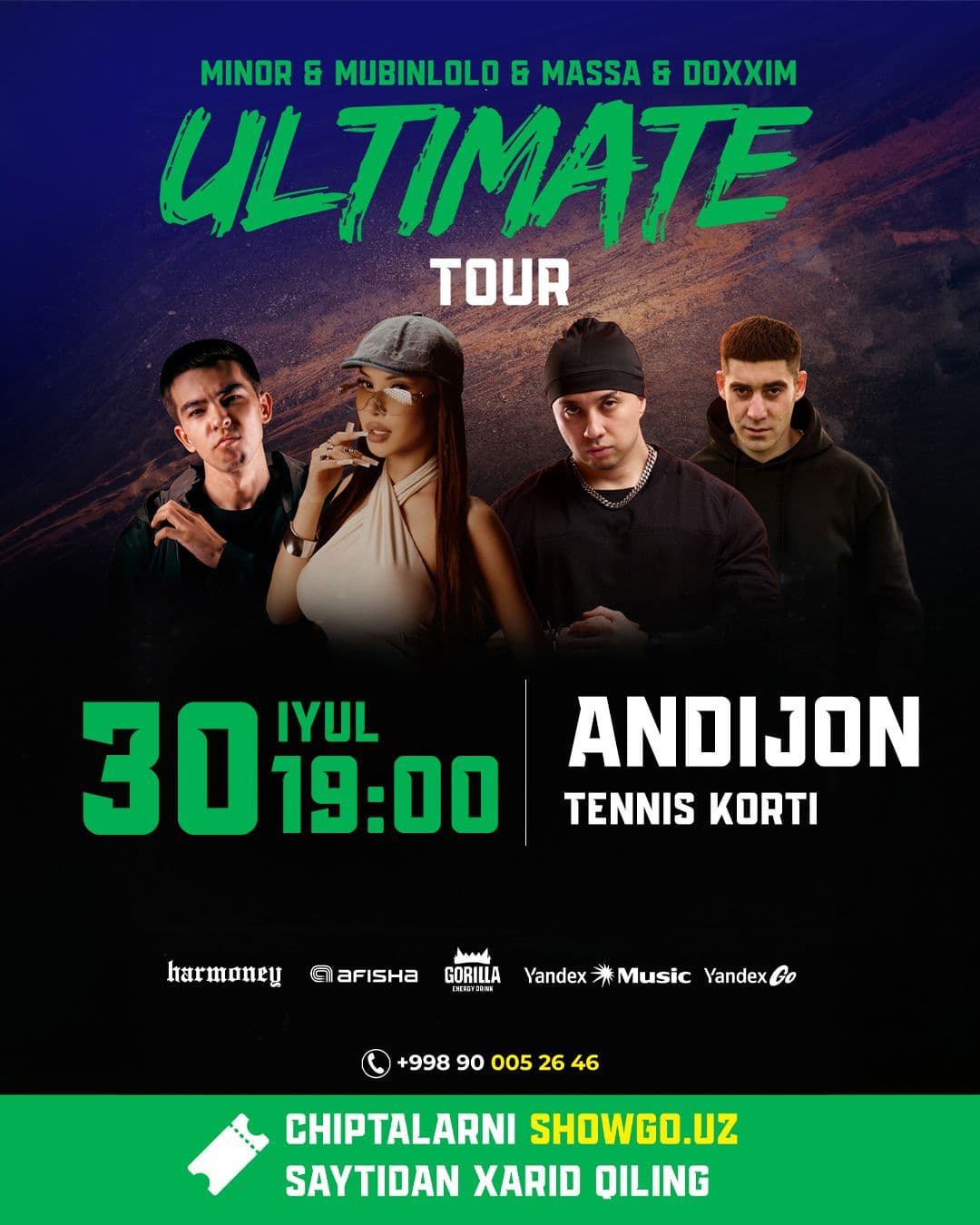 ANDIJON | ULTIMATE TOUR 2026 