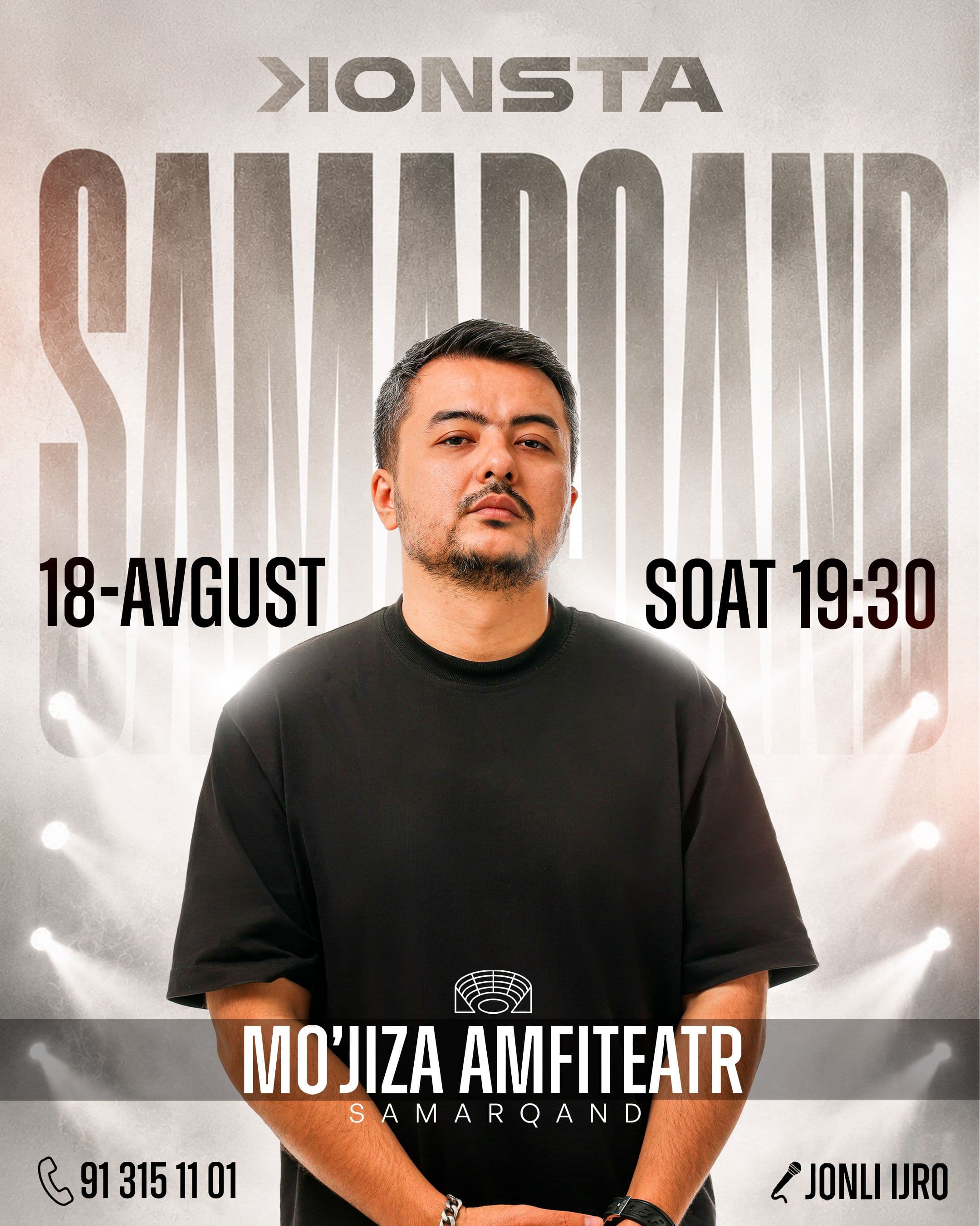 🎤 KONSTA — SAMARQANDDA! 2026